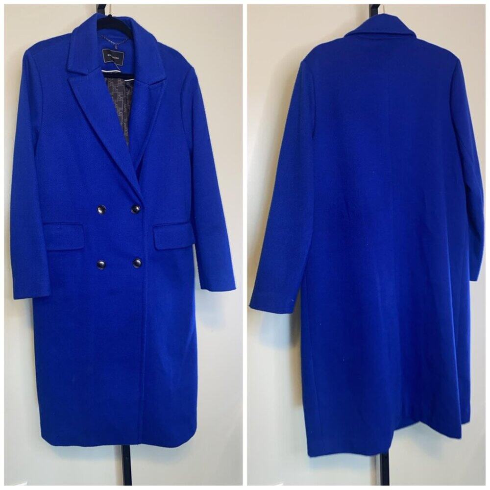 BCBGMAXAZRIA Women's Long Button-Front Coat - Picture 2 of 15